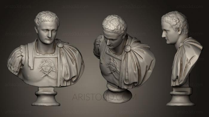 Busts and heads antique and historical (BUSTA_0375) 3D model for CNC machine